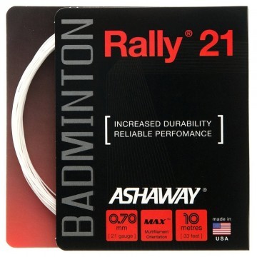 Ashaway Rally 21 Fire 0.70 White - Box